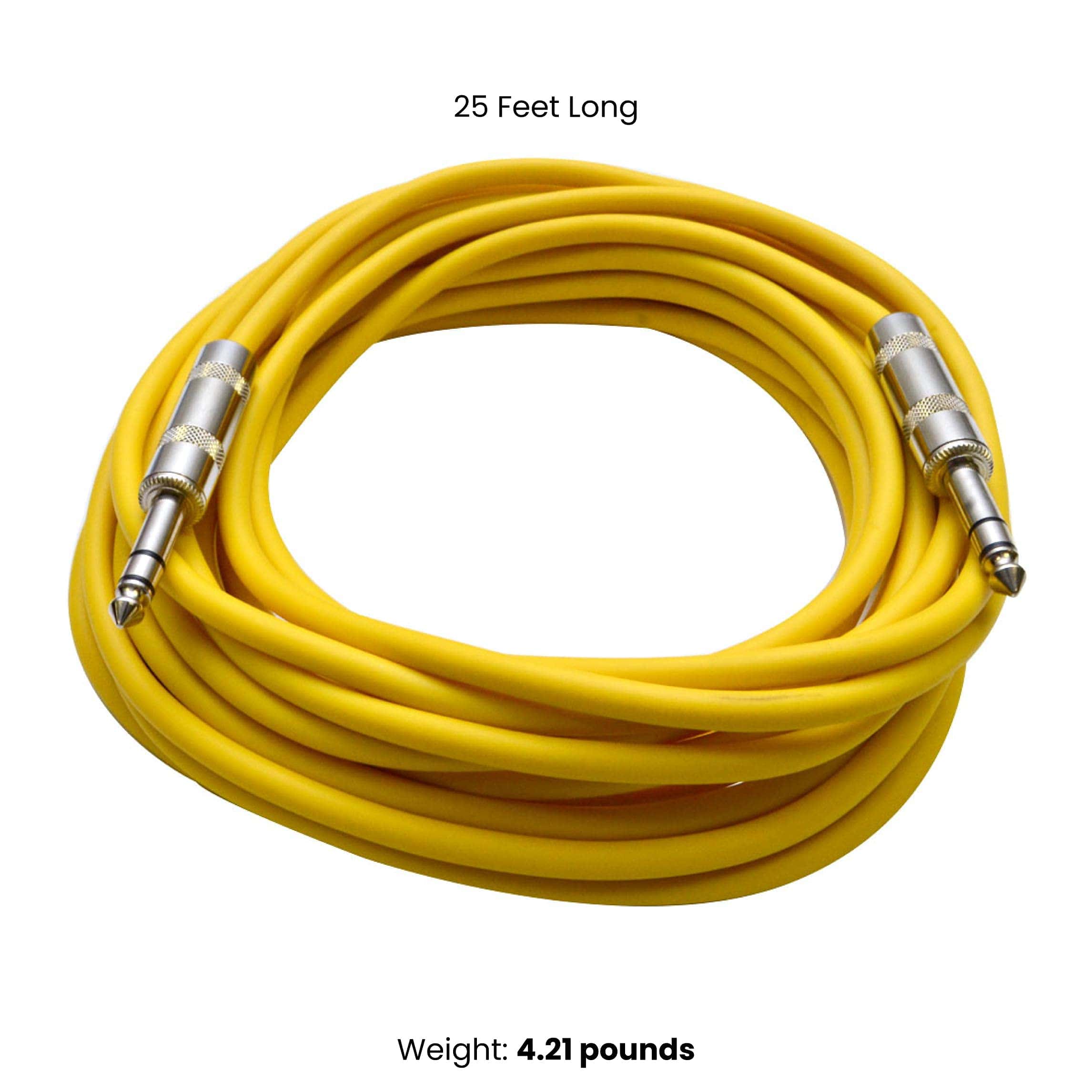 Cables de conexión TRS Seismic Audio para altavoces, 25 - Imagen 3