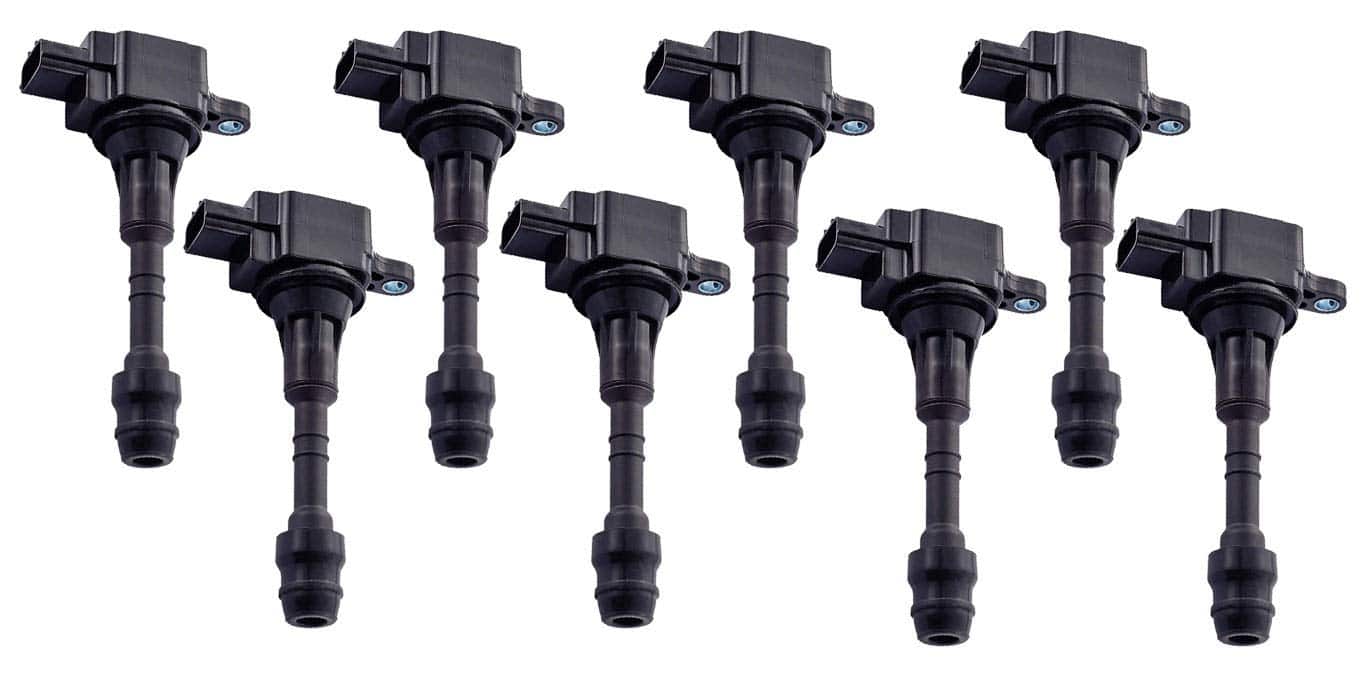Juego de 8 bobinas de encendido Compatible con Infiniti