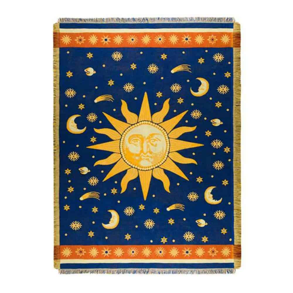 Manta Erke Moon and Sun Celestial Throw para Silla - Imagen 8
