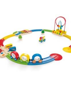 Hape E3815 Rainbow Sights & Sounds Juguete de Tren de