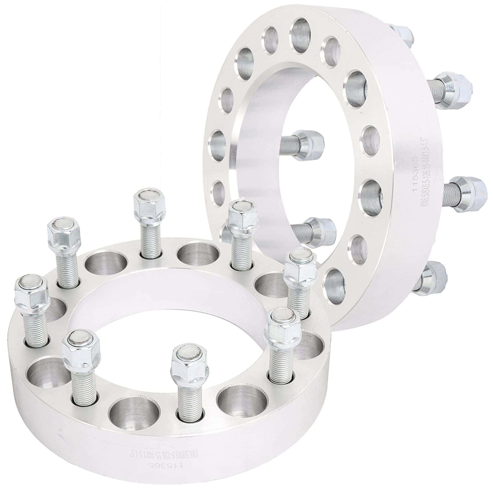 SCITOO 2X Separadores de Rueda de 1.5" para 8 Pernos 8x6.5