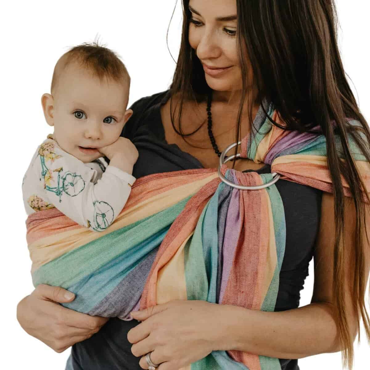 Hip Baby Wrap - Fular Portabebés de Algodón - Portador de