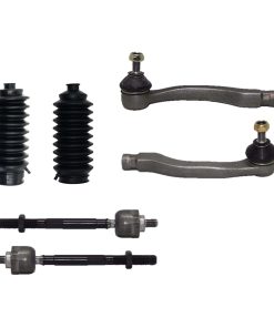 PartsW - Kit de Dirección de 6 Piezas 2 Extremos Internos