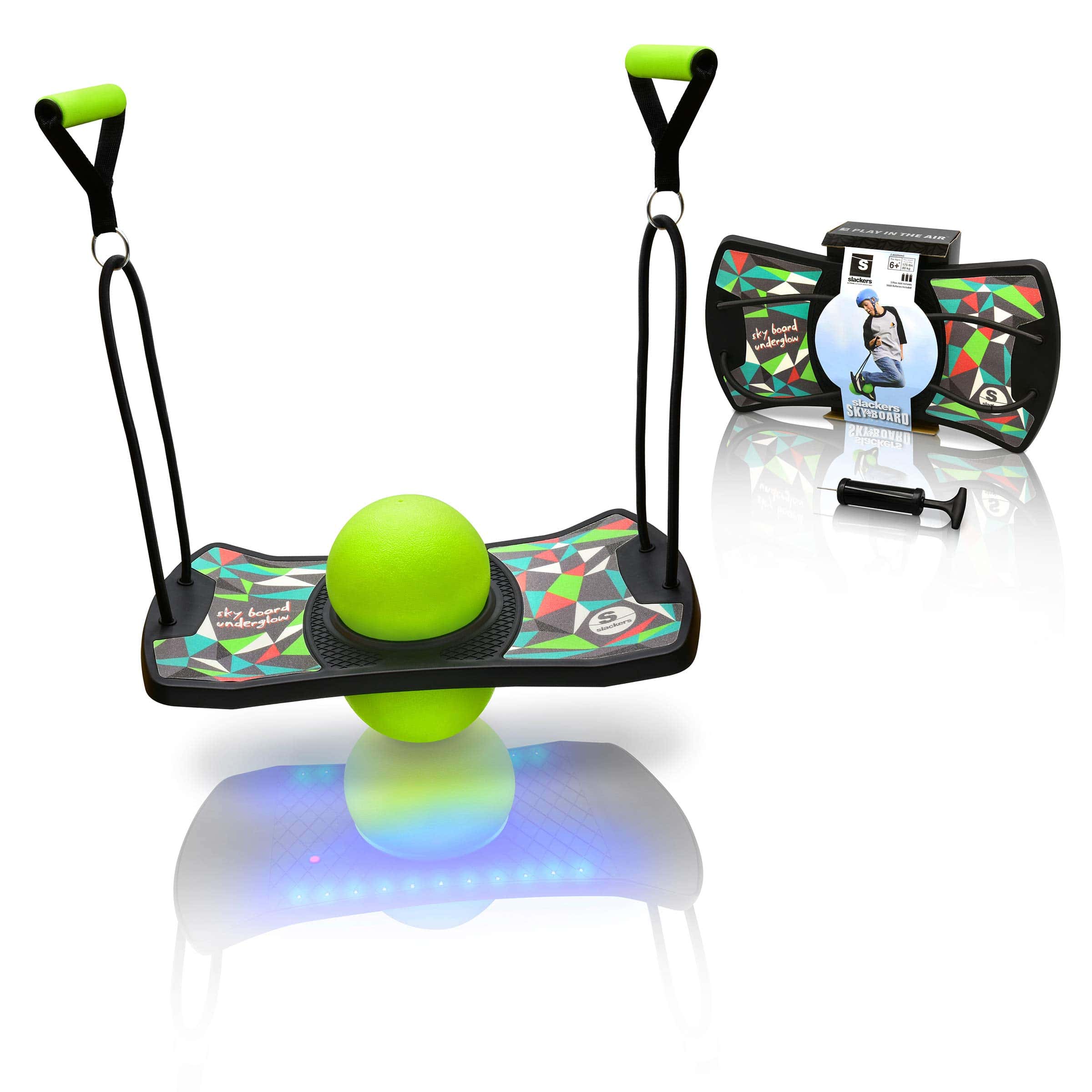 Slackers LED Sky Board - Divertido Pogo Jumper Board con
