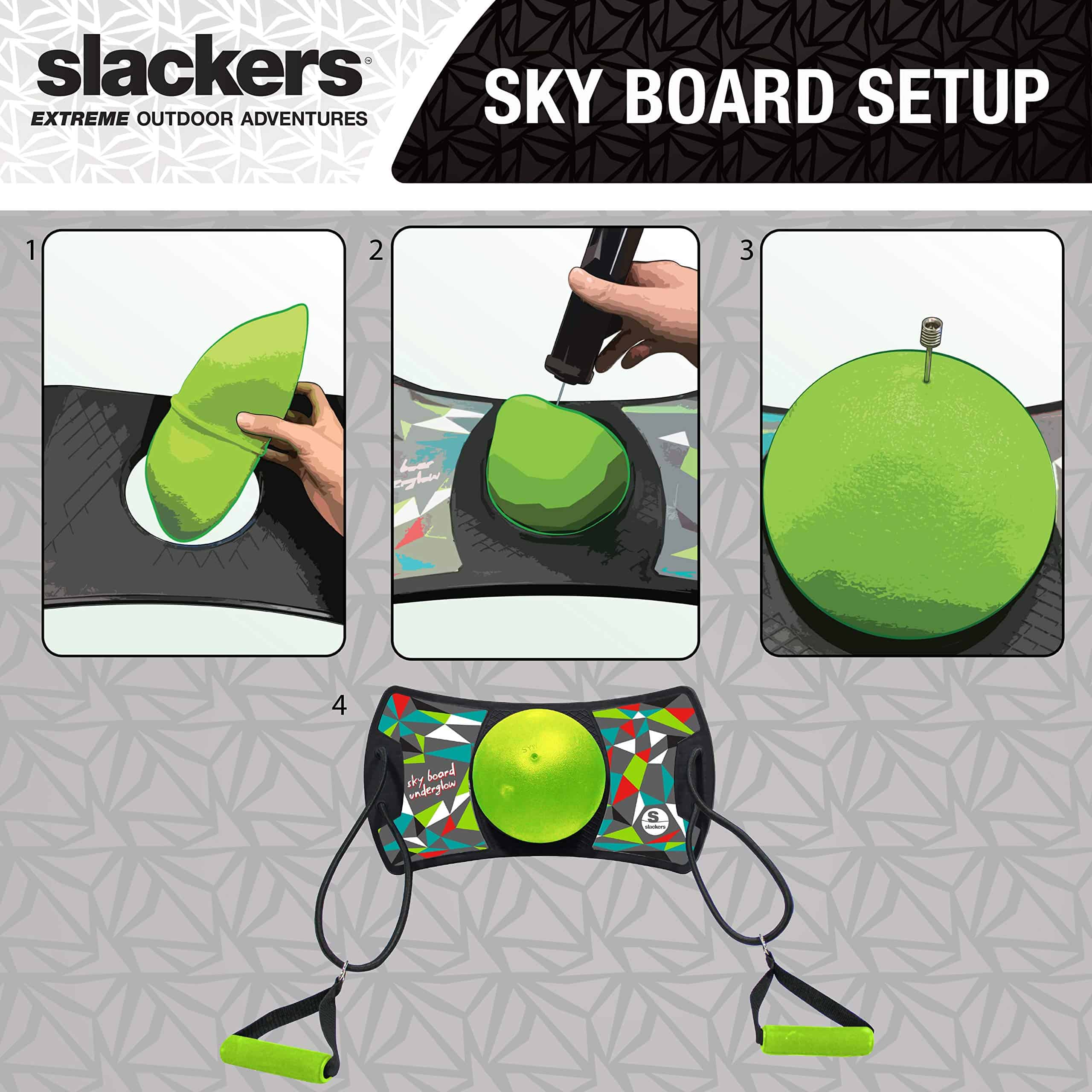 Slackers LED Sky Board - Divertido Pogo Jumper Board con - Imagen 7