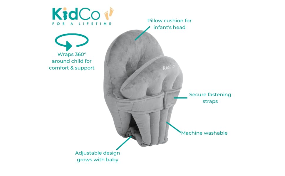 Soporte Portátil para Bebés Sentados KidCo HuggaPod - - Imagen 3