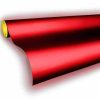 Película de Vinilo Rojo Reflectante Brillante para Envolver