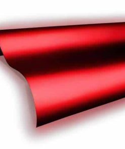 Película de Vinilo Rojo Reflectante Brillante para Envolver