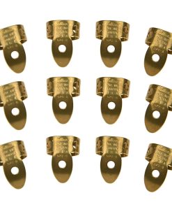 Juego de 12 Púas Metálicas Vintage de Latón de National