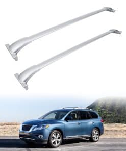 Barras transversales de rack de techo AUXMART -Plata