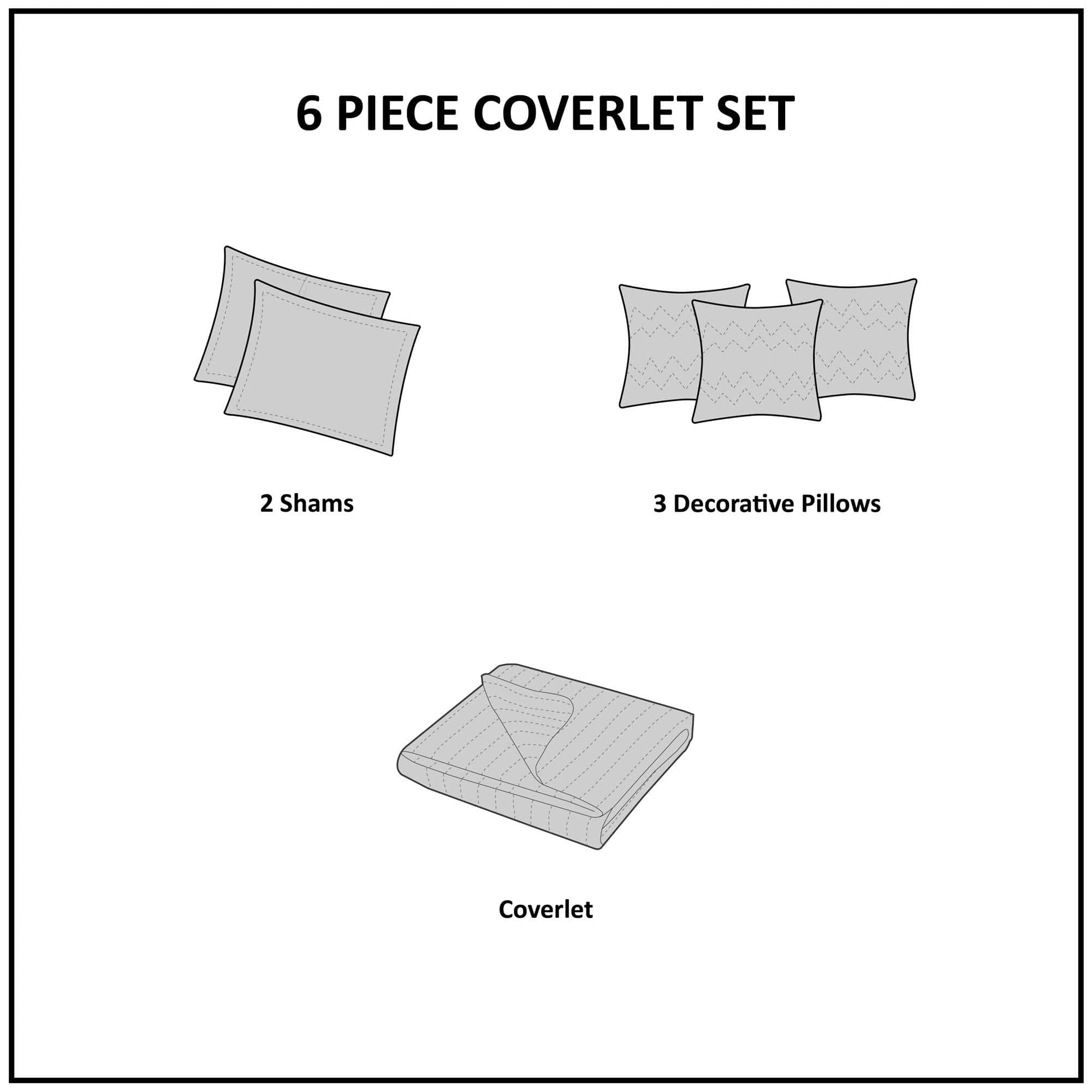 Juego de Edredón Madison Park 100% Algodón Estampado - Imagen 6