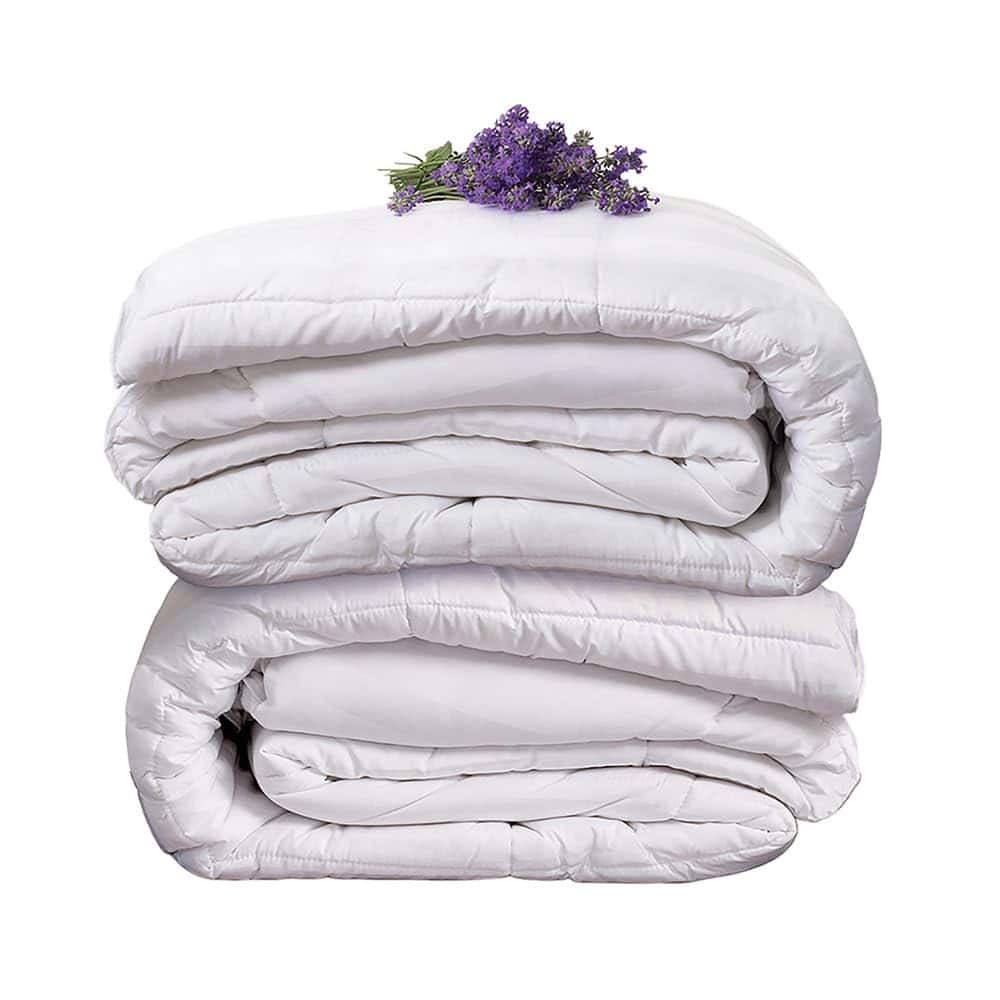 Edredón Cariloha Low-Loft | Queen | Blanco | Súper Suave y