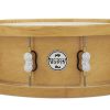 Tambor de Arce de 20 Capas con Aros de Madera y Herrajes