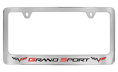 Portaplacas de Metal Cromado para Chevrolet Corvette C6