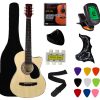 Paquete de inicio de guitarra acústica para principiantes