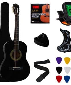 Paquete de Guitarra Acústica para Principiantes YMC 38"