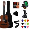 YMC 38" Guitarra Acústica de Estudiante Paquete Inicial de