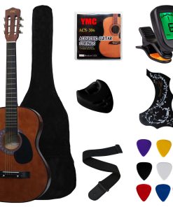 YMC 38" Guitarra Acústica de Estudiante Paquete Inicial de