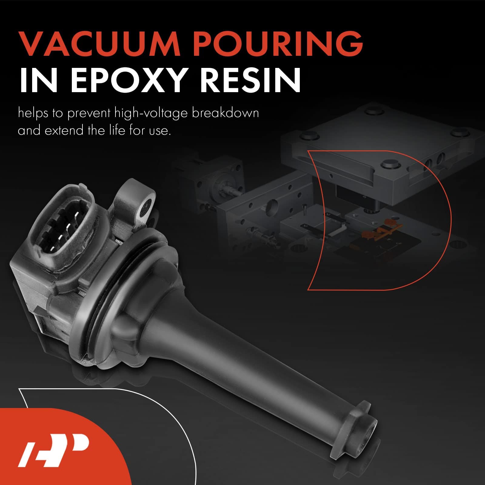 Conjunto de 5 bobinas de encendido A-Premium compatibles - Imagen 4