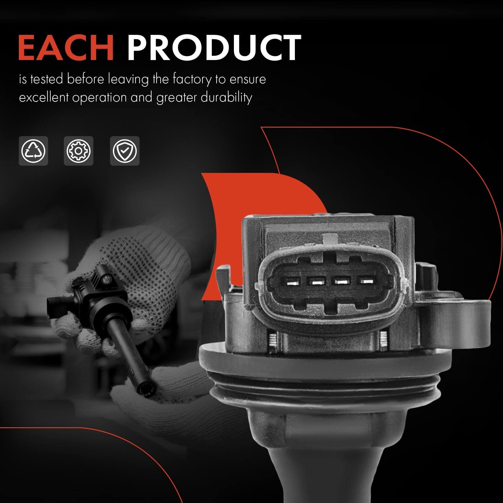 Conjunto de 5 bobinas de encendido A-Premium compatibles - Imagen 7