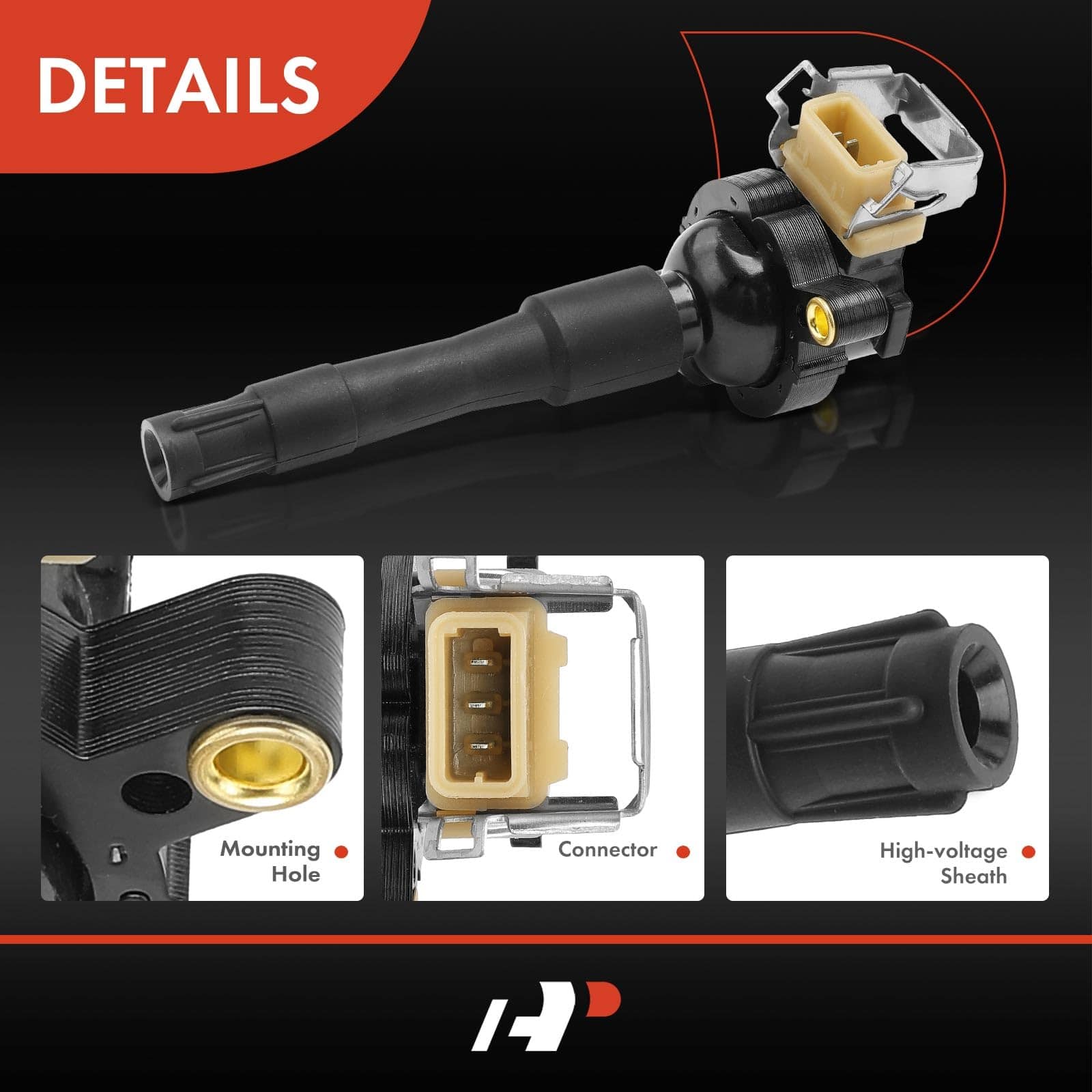 Conjunto de 6 Bobinas de Encendido A-Premium Compatible con - Imagen 6