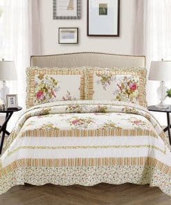 Fancy Linen Colcha Cubrecama 3 Piezas King/California King,