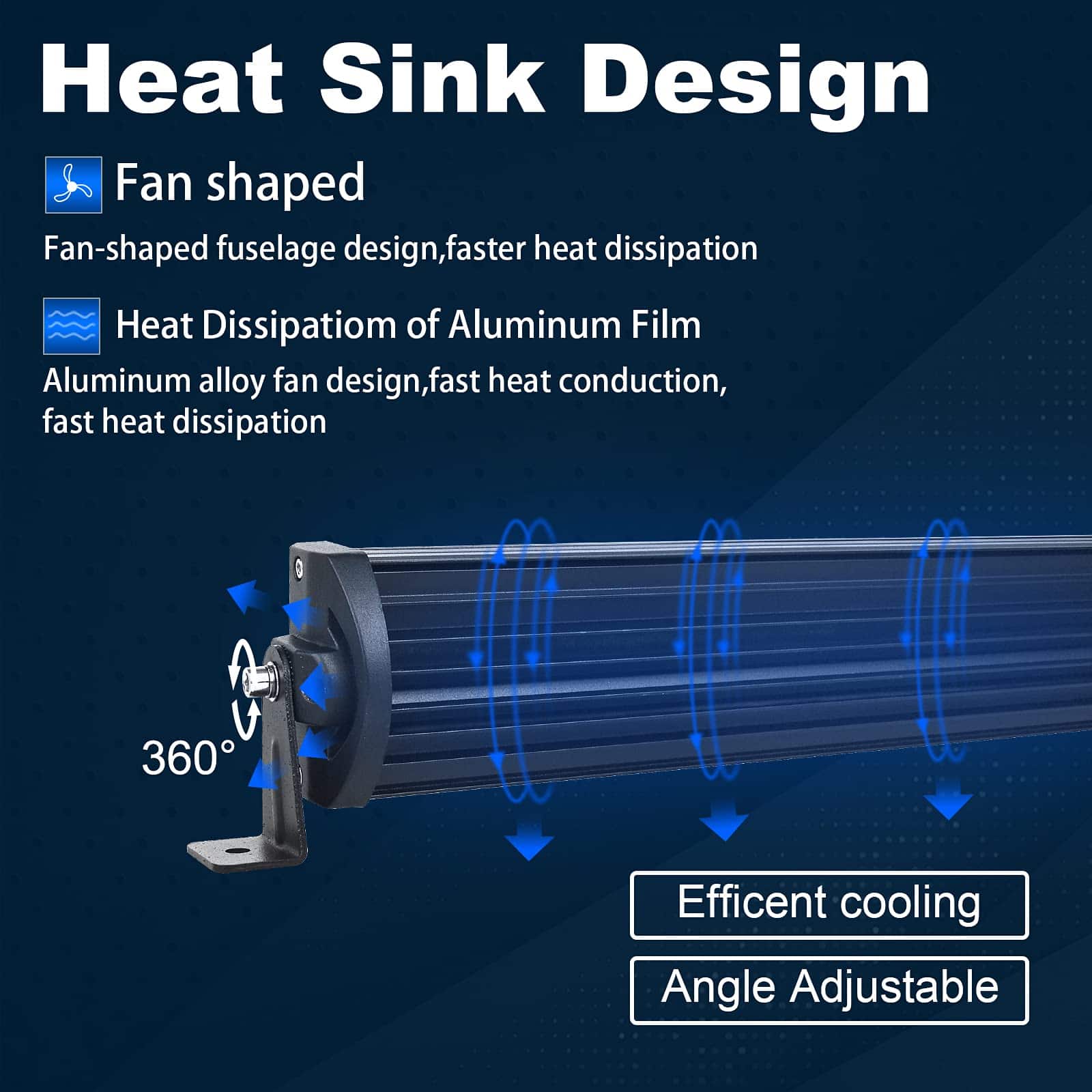 Barra de Luz LED AUXTINGS de 32 pulgadas -Negro - Imagen 6