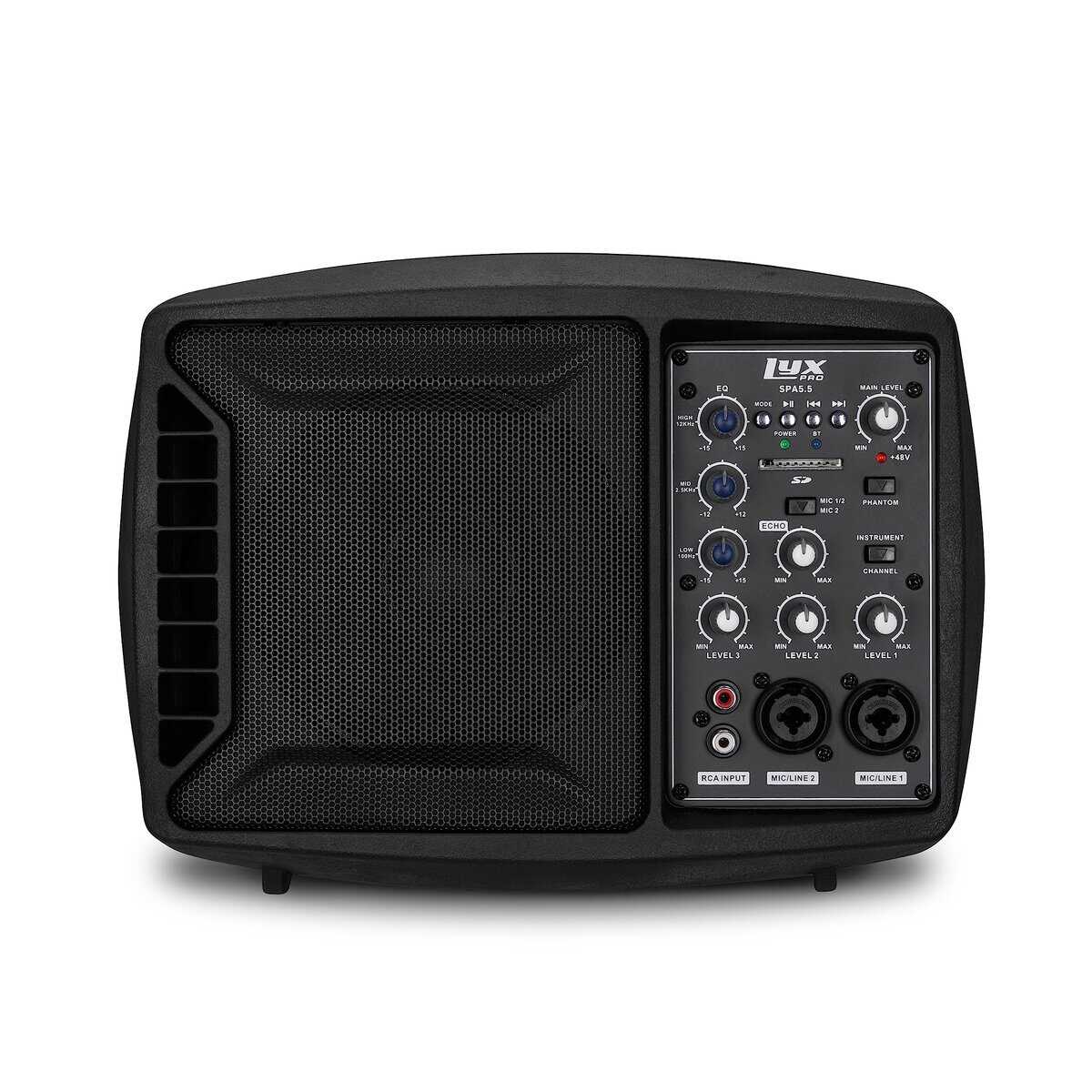 Altavoz de Monitor PA Pequeño LyxPro SPA-5.5 Amplificador