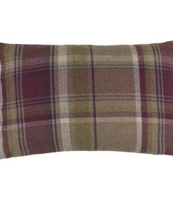 Funda de Cojín a Cuadros Morados Mulberry McAlister