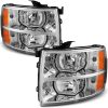 Juego de Faros Delanteros para Chevy Silverado 1500