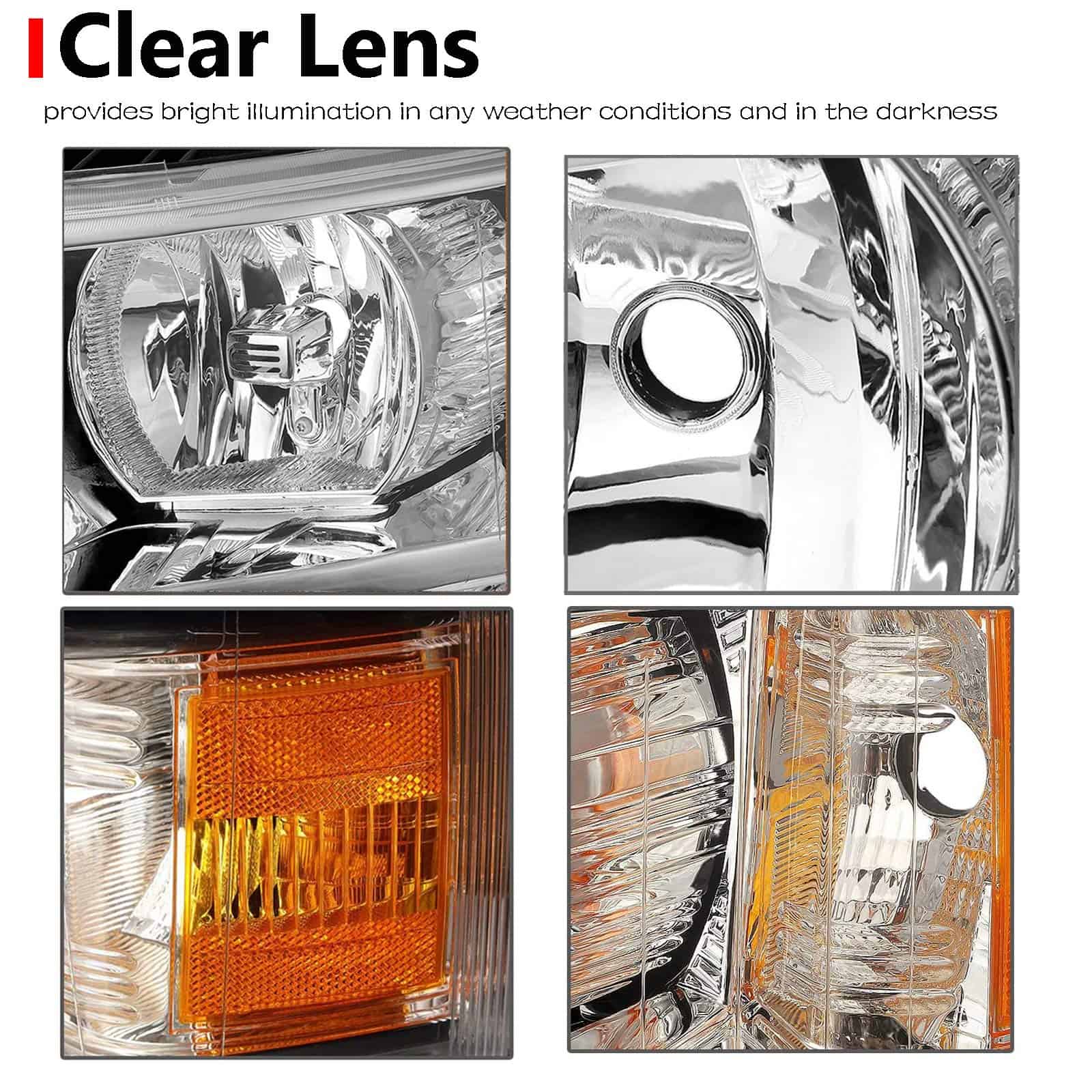 Juego de Faros Delanteros para Chevy Silverado 1500 - Imagen 4