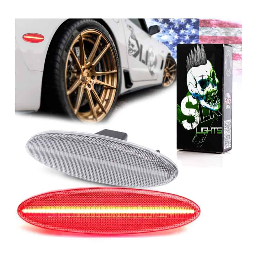 Luces LED Rojas para Guardabarros Traseros SLK-Lights C5