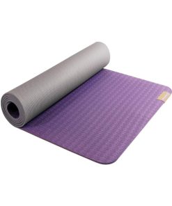 Tapete de yoga Hugger Mugger Earth Elements 5 mm - Púrpura