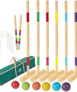 Juego de Croquet ApudArmis de 35 pulgadas para Seis