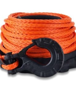 Cuerda de Winch Sintética TYT 3/8" X 92' con Gancho, Cable