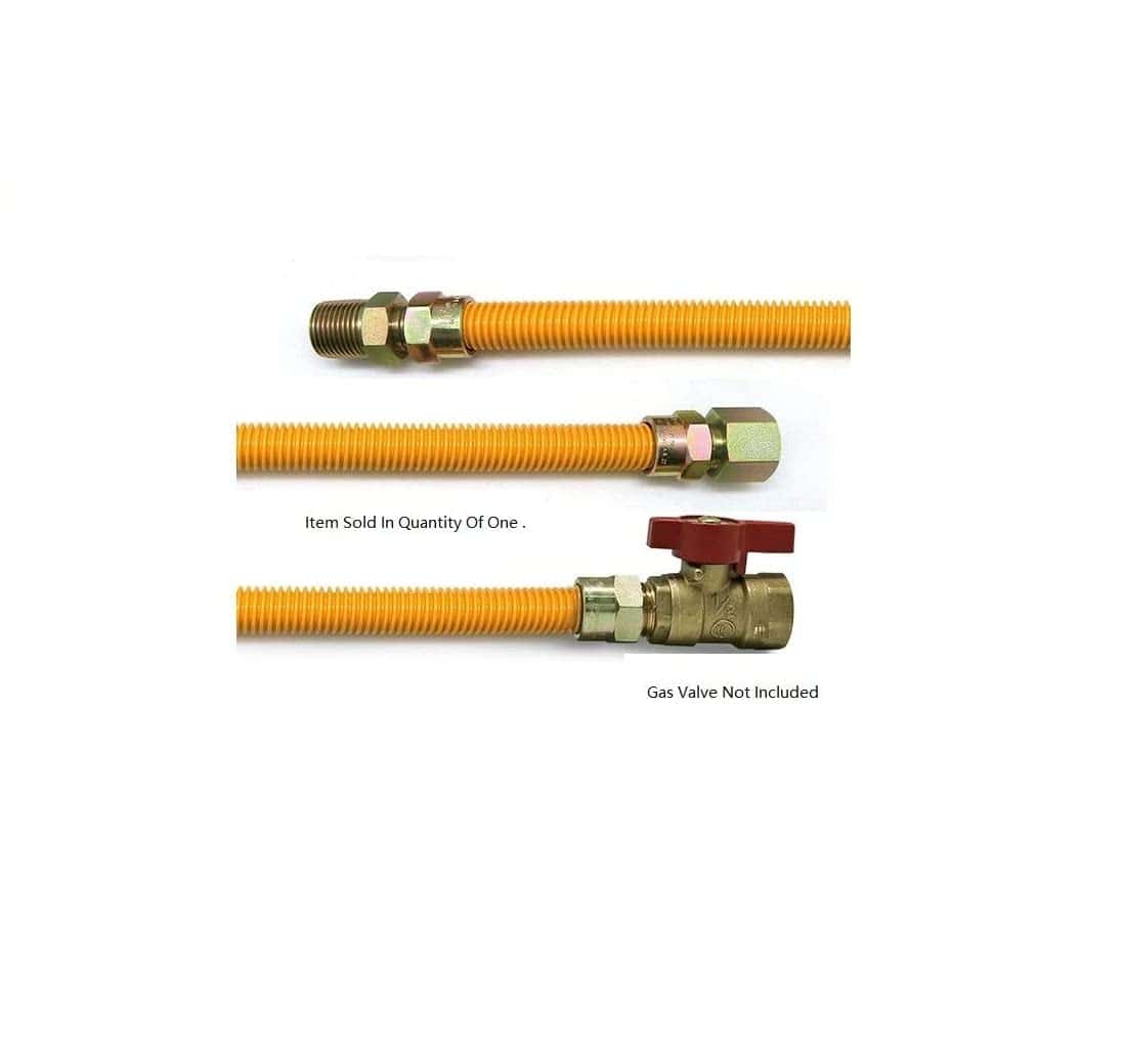 EZ-Fluid 48" S.S Corrugado Recubierto de Epoxi Amarillo - Imagen 8