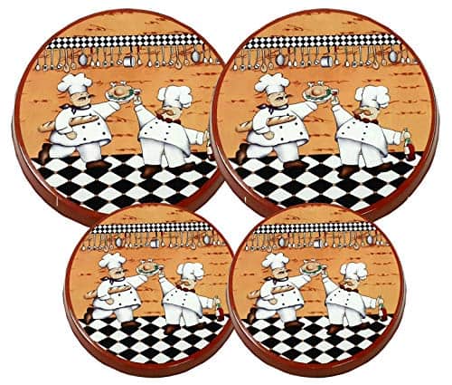 SET DE 4, CUBIERTAS REDONDAS PARA QUEMADOR DE ESTUFA.