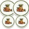 SET DE 4 CUBIERTAS PARA QUEMADORES DE COCINA REDONDOS (PIÑA)