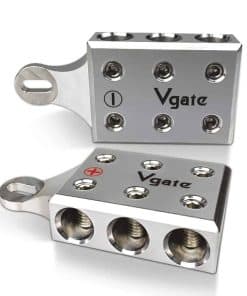 Terminales de Batería de Poste Vgate -Plata