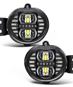 M MIBAHE 2PCS Luces de Niebla LED con DRL Compatible con