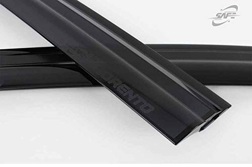 Deflectores de Viento de la Ventana Lateral en Humo Negro - Imagen 6