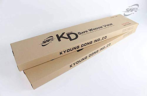 Deflectores de Viento de la Ventana Lateral en Humo Negro - Imagen 9