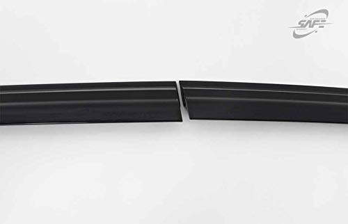 Deflectores de Viento de la Ventana Lateral en Humo Negro - Imagen 4