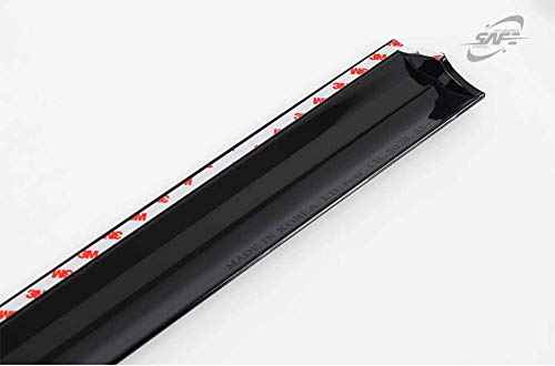 Deflectores de Viento de la Ventana Lateral en Humo Negro - Imagen 8