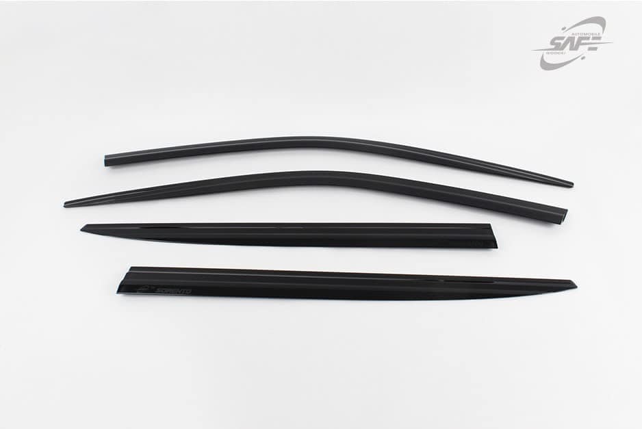Deflectores de Viento de la Ventana Lateral en Humo Negro - Imagen 3