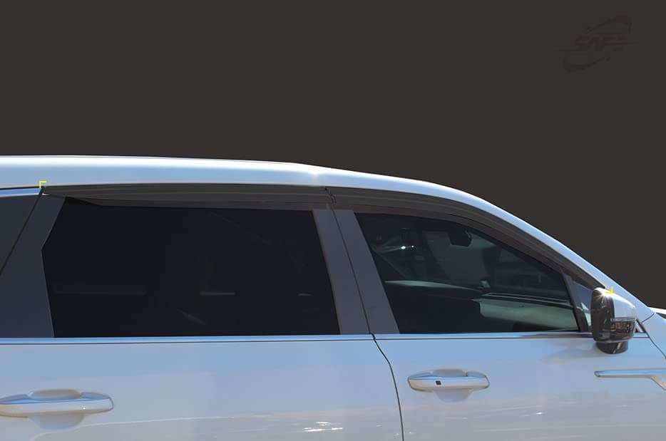 Deflectores de Viento de la Ventana Lateral en Humo Negro - Imagen 10