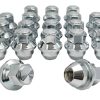 Eisen 12x1.5 Juego de 20 Tuerca Cónica de Cromo para Ruedas
