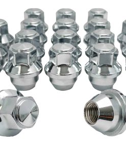 Eisen 12x1.5 Juego de 20 Tuerca Cónica de Cromo para Ruedas