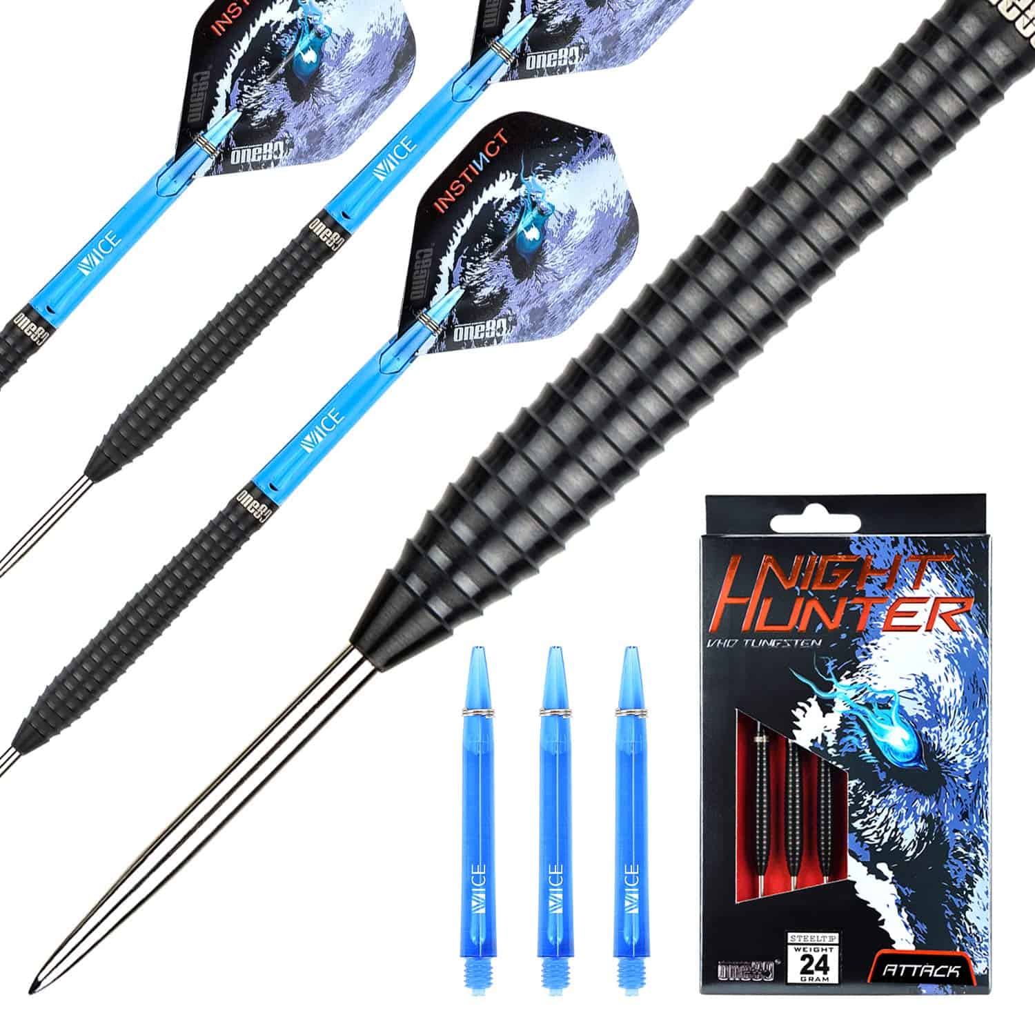 ONE80 90% Tungsten Steel Tip Darts Sets -Darts Set - Imagen 3