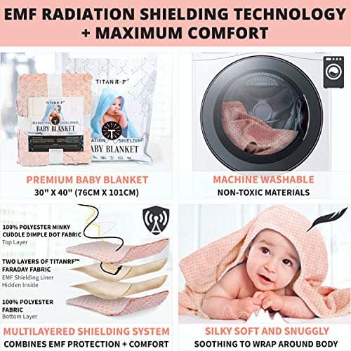Manta para bebé con protección contra radiación Mission - Imagen 3